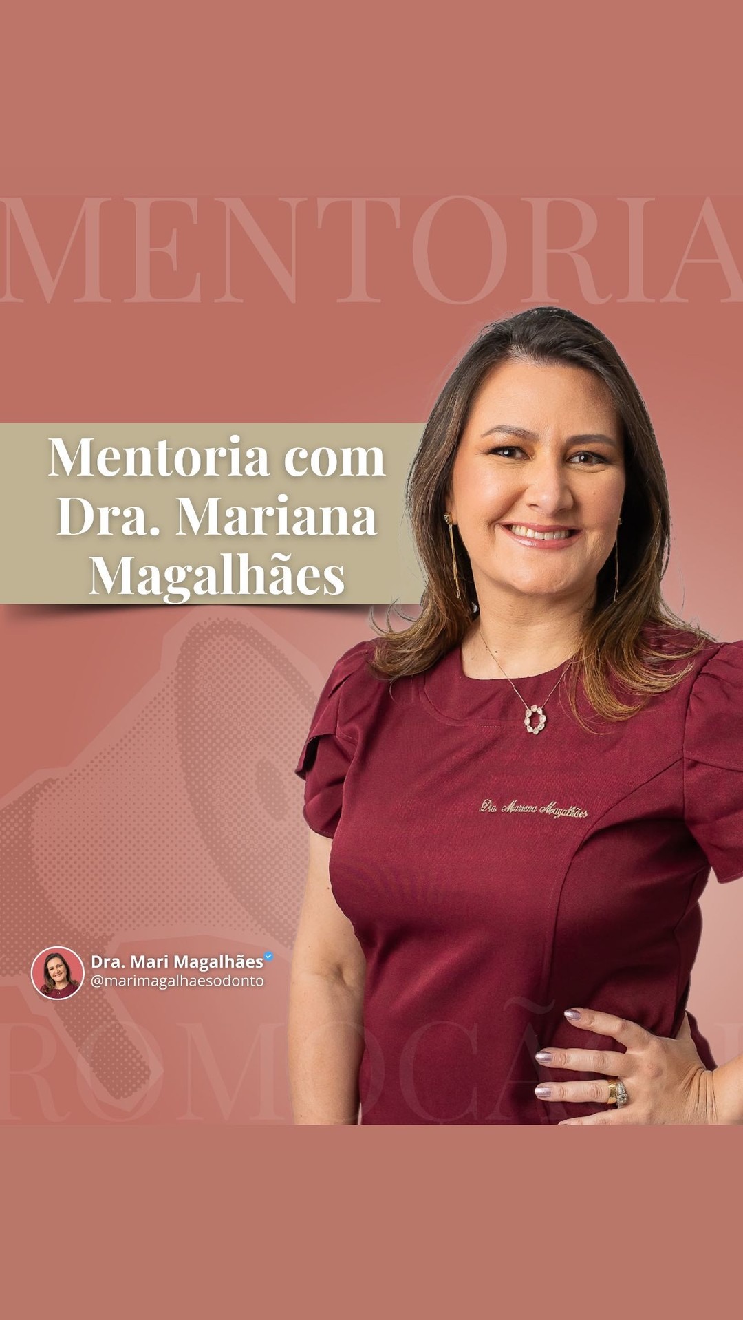 Publicação sobre a mentoria com a Dra. Mariana Magalhães