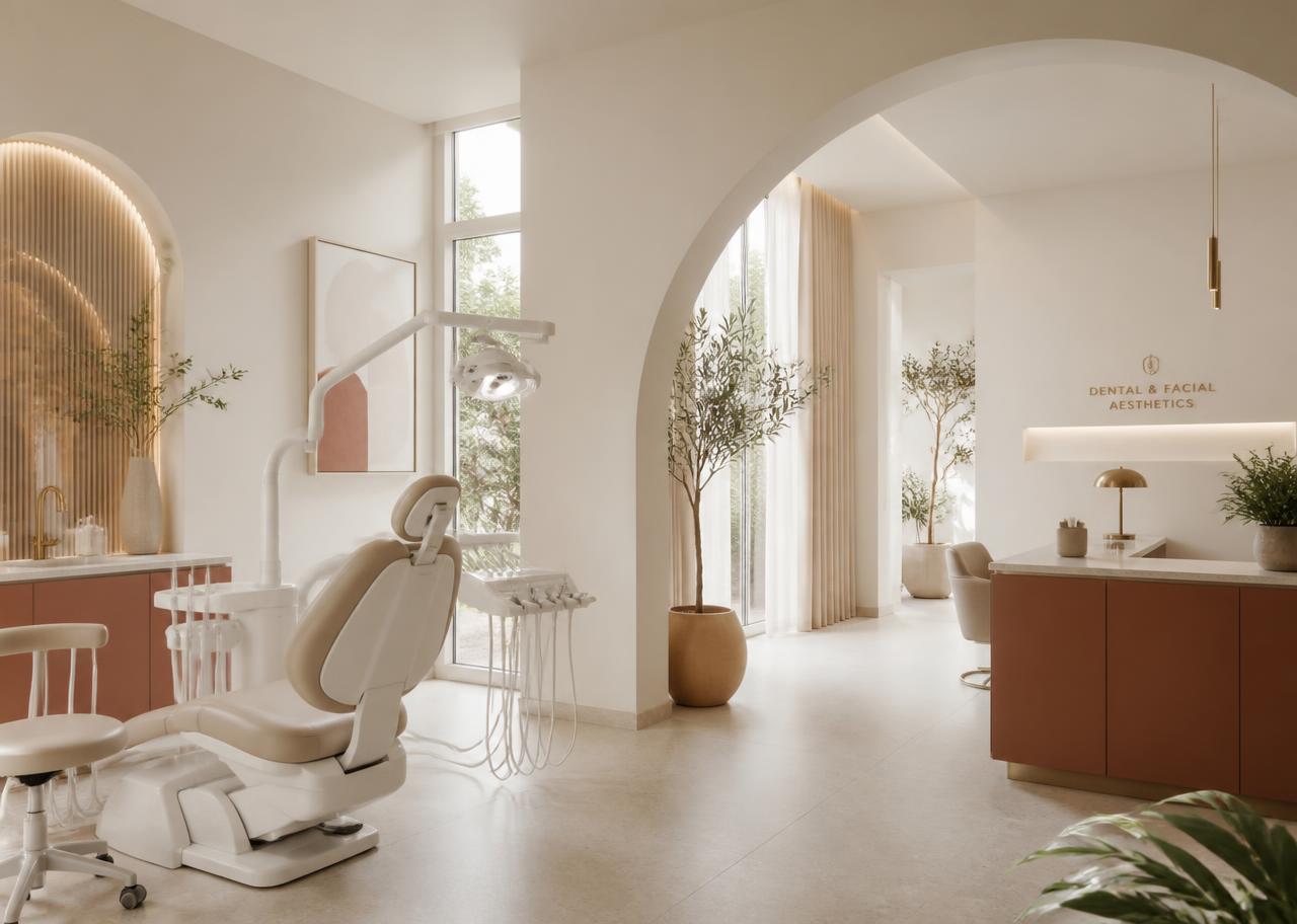 Ambiente do consultório de odontologia e harmonização facial da Dra. Mariana Magalhães